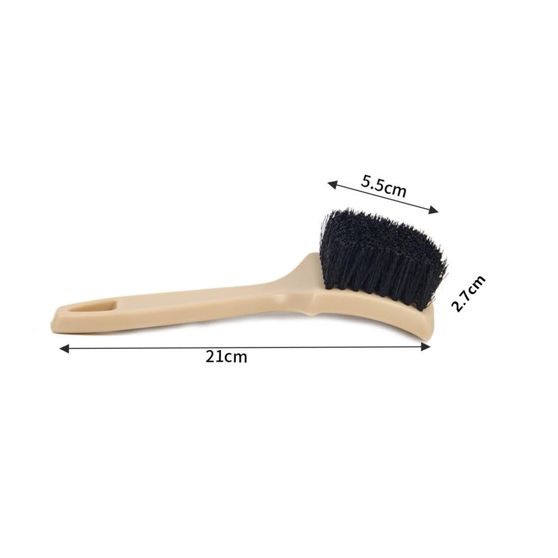 ICSTM Carpet Brushes for Cleaning, Scrub Brush Floor Mats, White/Black