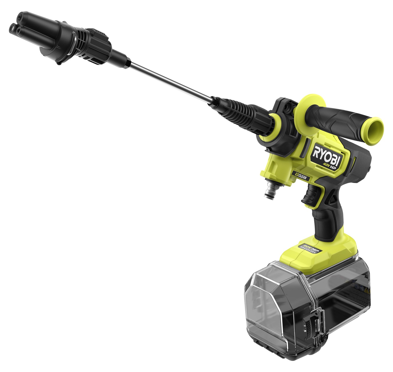 RYOBI 40V HP Brushless EZClean 600 PSI 0.7 GPM Cold Water Electric Power