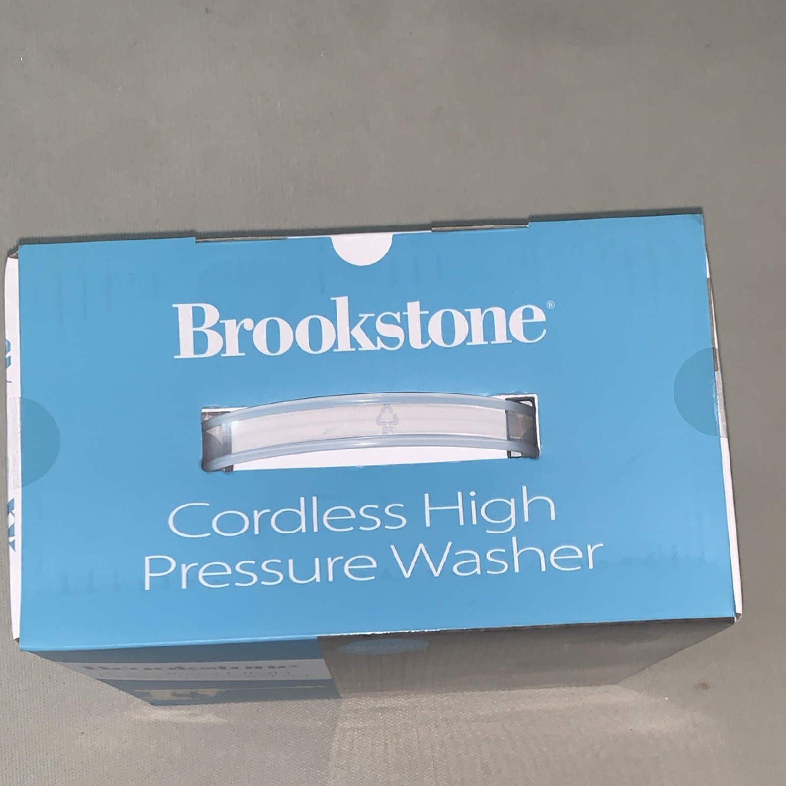 Brookstone Cordless Battery-Powered Cold Water High Pressure Washer