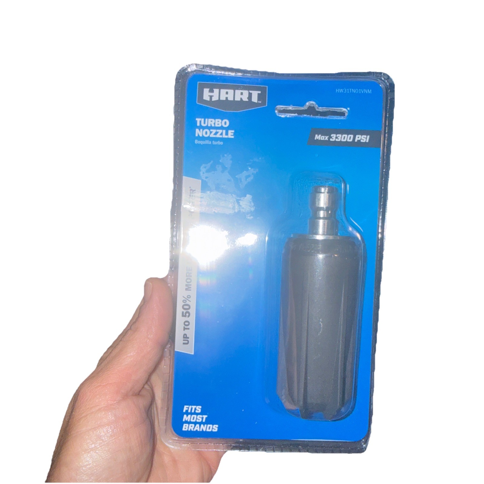 Hart Turbo Nozzle Pressure Washer Nozzle Max 3300 PSI 1/4″ Quick Con. HW31TN01