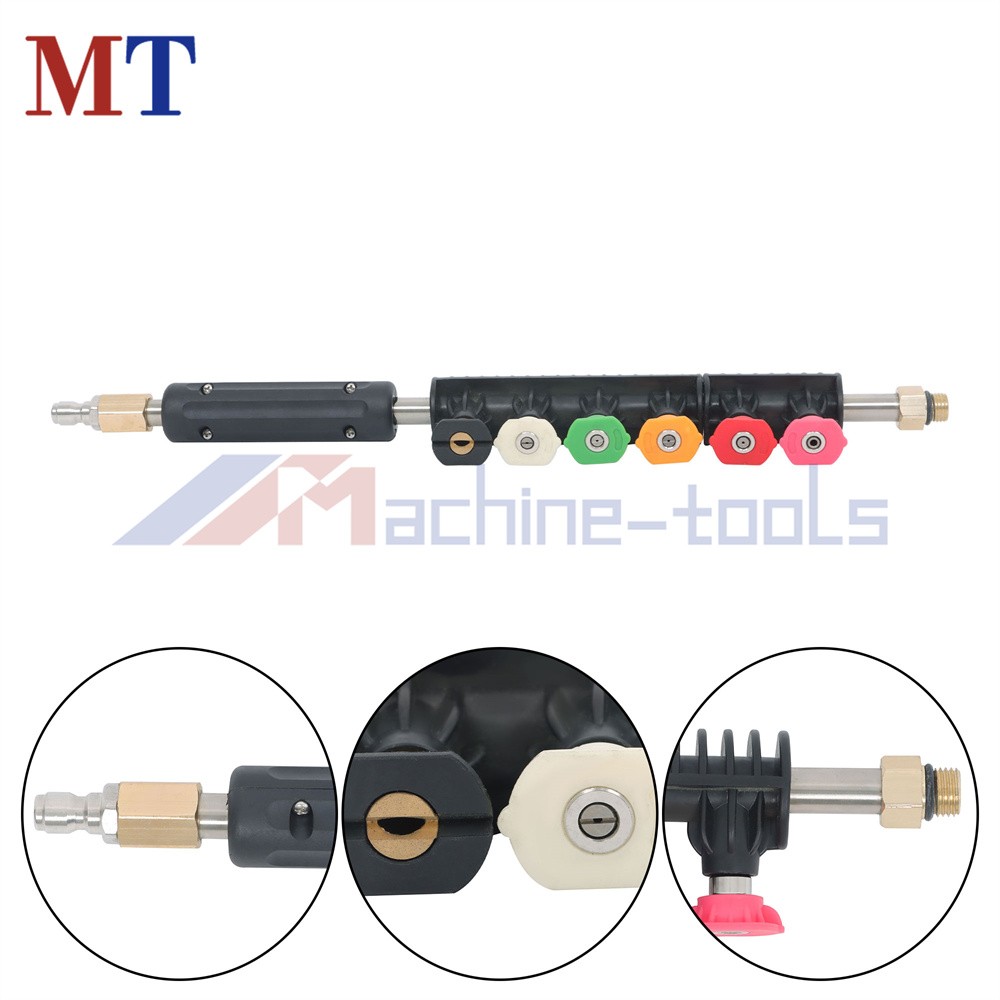 97in Pressure Washer Extension Wand Upgraded Power Washer Lance with Nozzle Tips