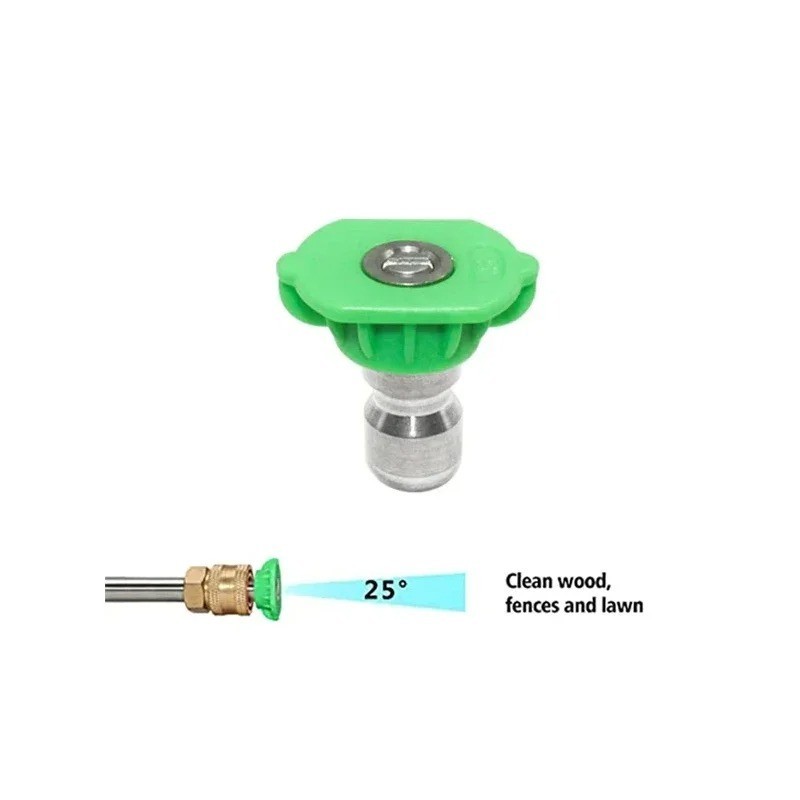 5pcs Pressure Washer Spray Tips Nozzles High Power Kit Quick Connect 1/4″ Set