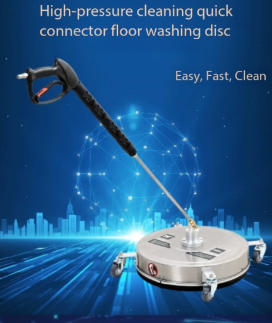 Stainless Steel Pressure Washer Quickly Connected To The Gas-electric Washer