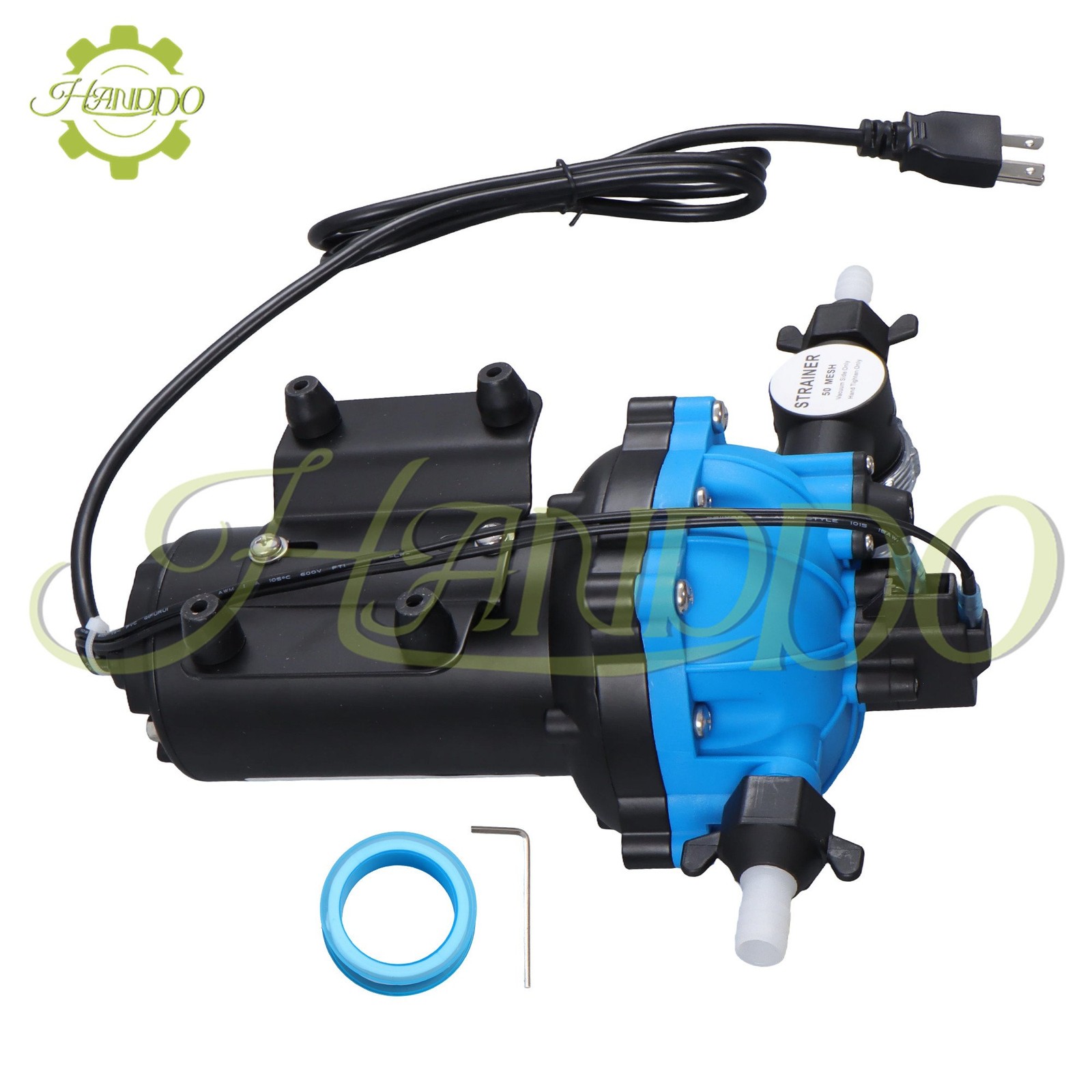 Diaphragm Water Pump 5-chamber Self Priming Pressure Booster Pump 6GPM 80PSI