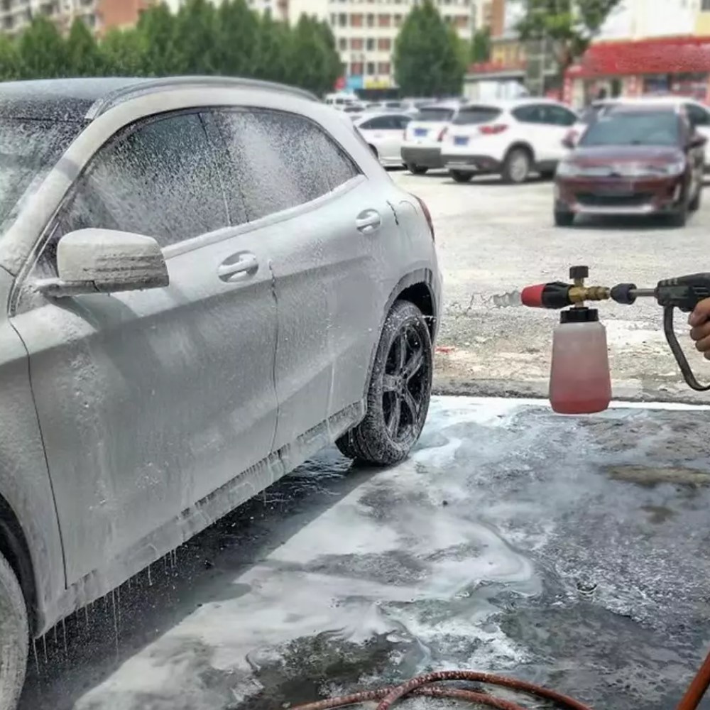 3200PSI Car Washing Gun Foam Sprayer Cannon High Pressure Washer Hose M22-14mm