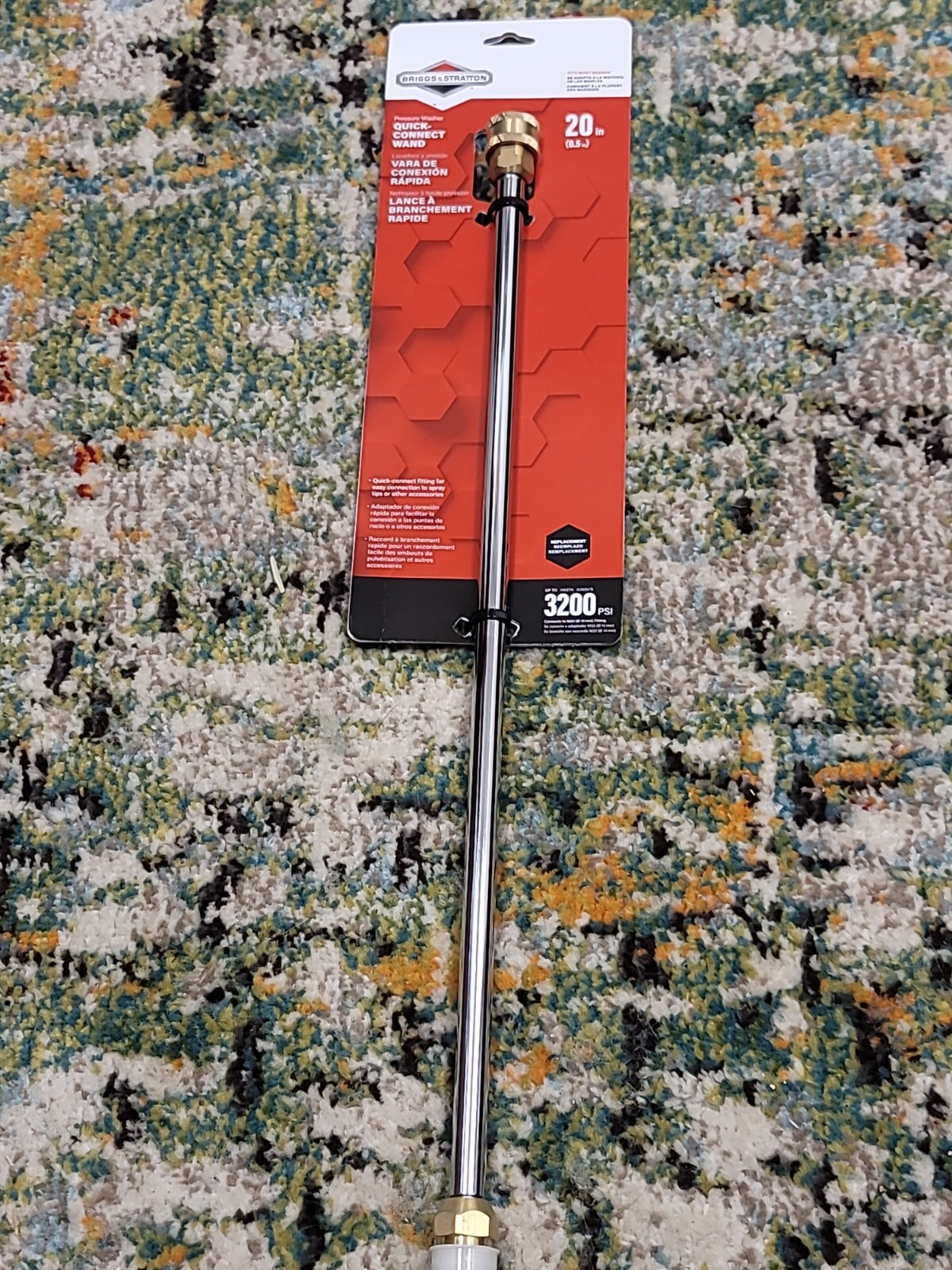 Briggs & Stratton 6205 Quick-Connect Spray Wand for Pressure Washers, 20-Inch