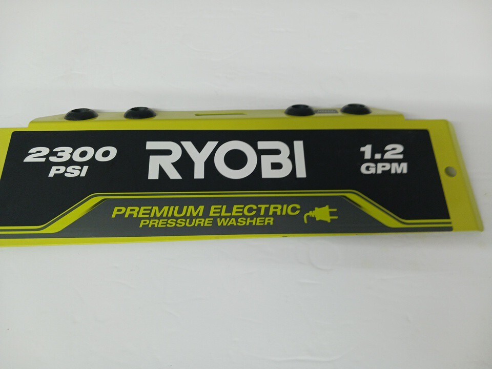 Ryobi OEM Part. Face Panel Assembly RY142300VNM Corded 2300psi Pressure Washer