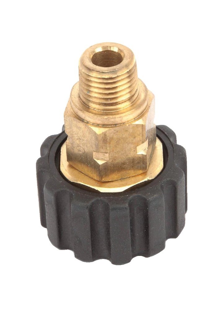 Forney 75107 Pressure Washer Accessories, Male Screw Coupling, M22F to 1/4-Inch