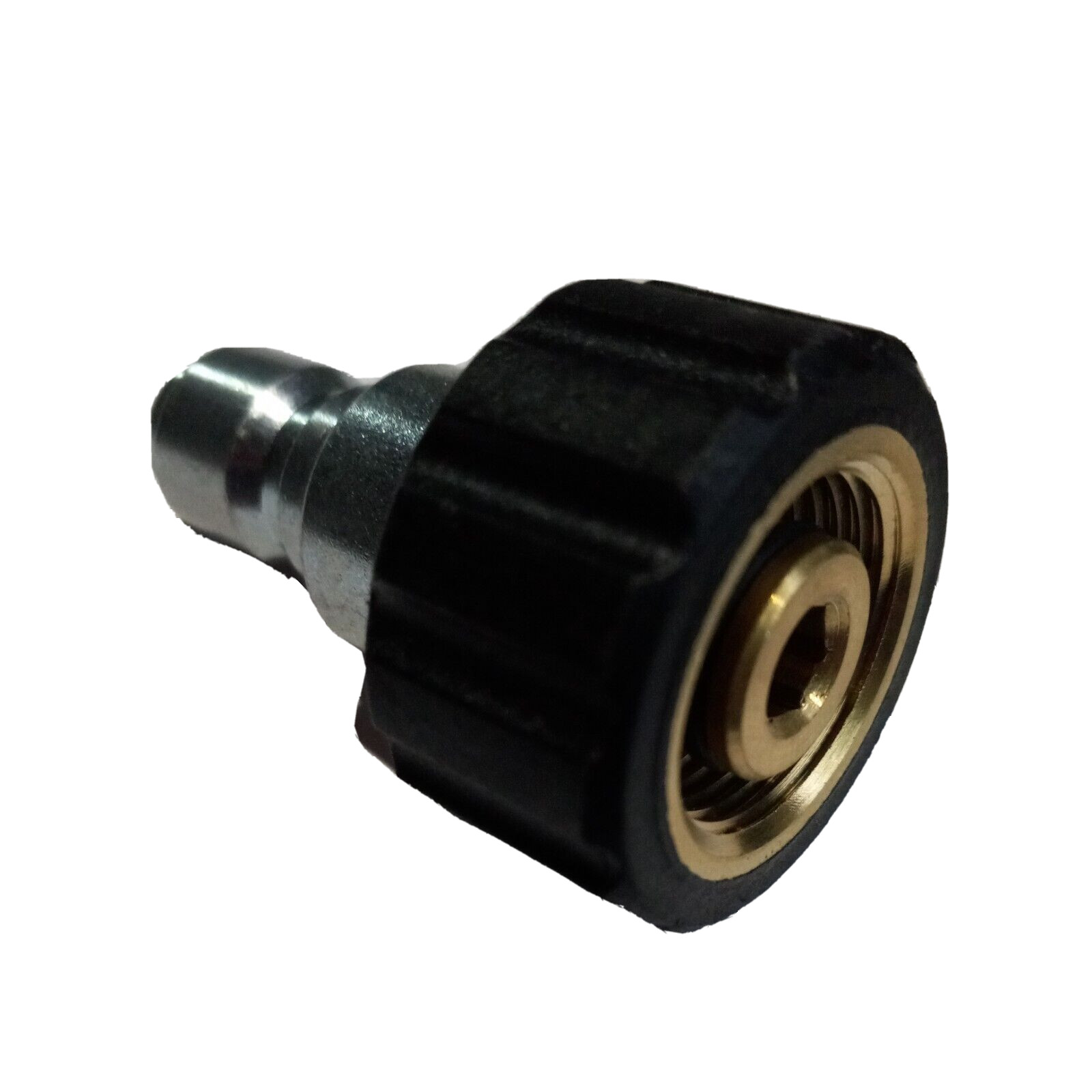 MTM Hydro 14mm Twist Seal Coupler X 3/8″ Stainless QC Plug 24.5014