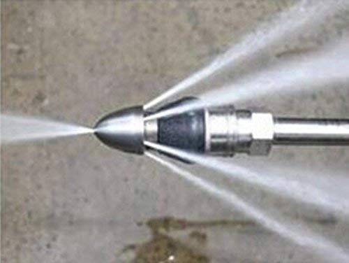 2-Pack Pressure Washer Sewer Jetter Nozzle, 5000 PSI Drain Cleaning Tool, Quick