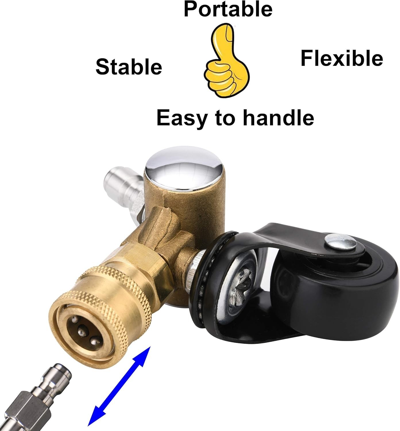 High-Performance Undercarriage Cleaner Swivel Wheel – Fits Most Pressure Washers