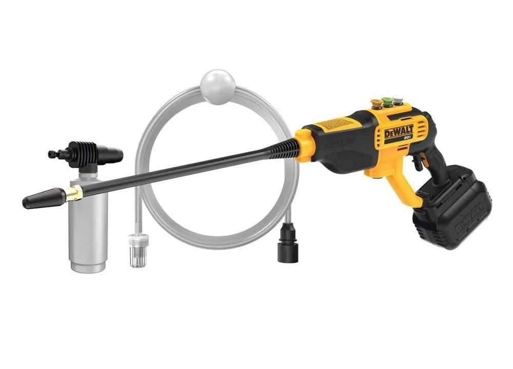 DEWALT 20V MAX 550 PSI 1.0 GPM Cold Water Cordless Power Cleaner w/ 4 Nozzles