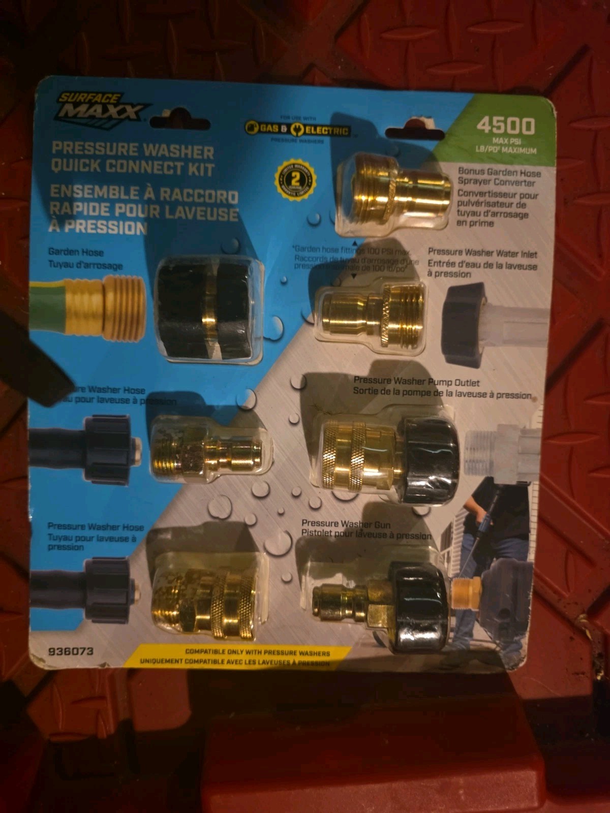 Surface Maxx Pressure Washer Quick Connect Kit SGY-PWA78