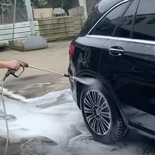 High Pressure Washer Jet Wash Dirt Blaster Rotating Turbo Nozzle Spray Tip USA