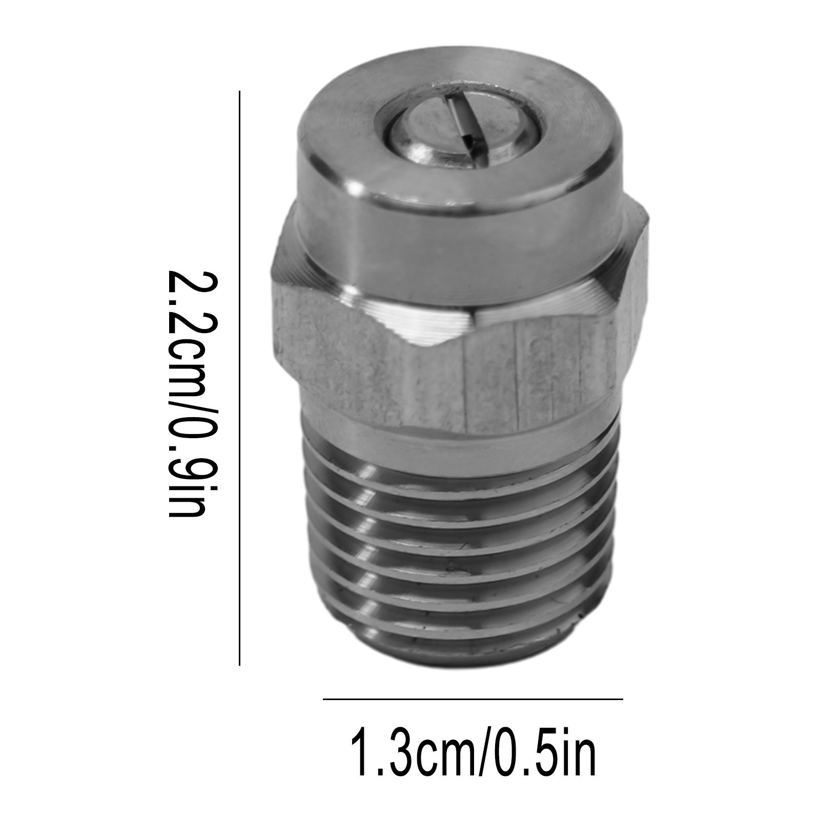 Long Lasting Stainless Steel Nozzle Replacements for Surface Cleaner Set of 4