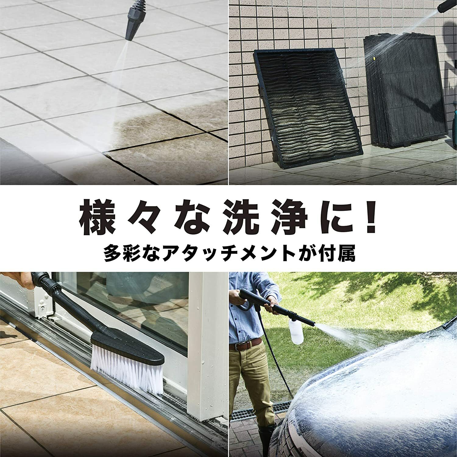 Makita 18Vx2 Electric Pressure Washer MHW080DZK 2-mode 8MPa Body Only