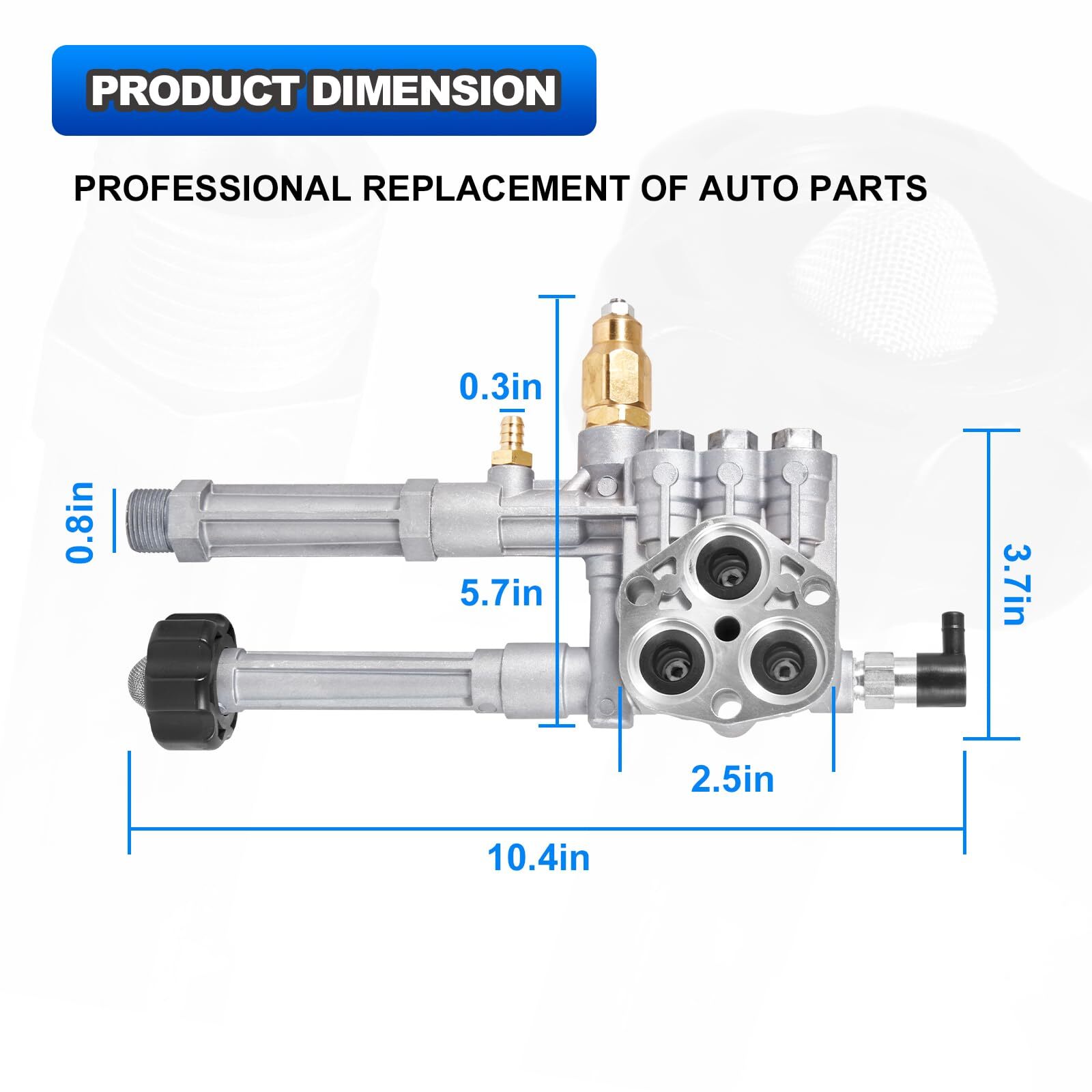 RMW / SRMW Pressure Washer Pump Head Assy For Troy Bilt Complete AR42518 AR43061