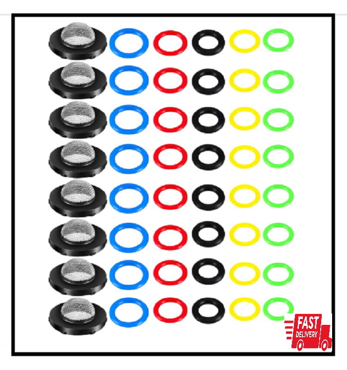 48Pc Pressure Washer Sealing O-Ring Power Pressure Washer Kit Pump Hose Gun Ring