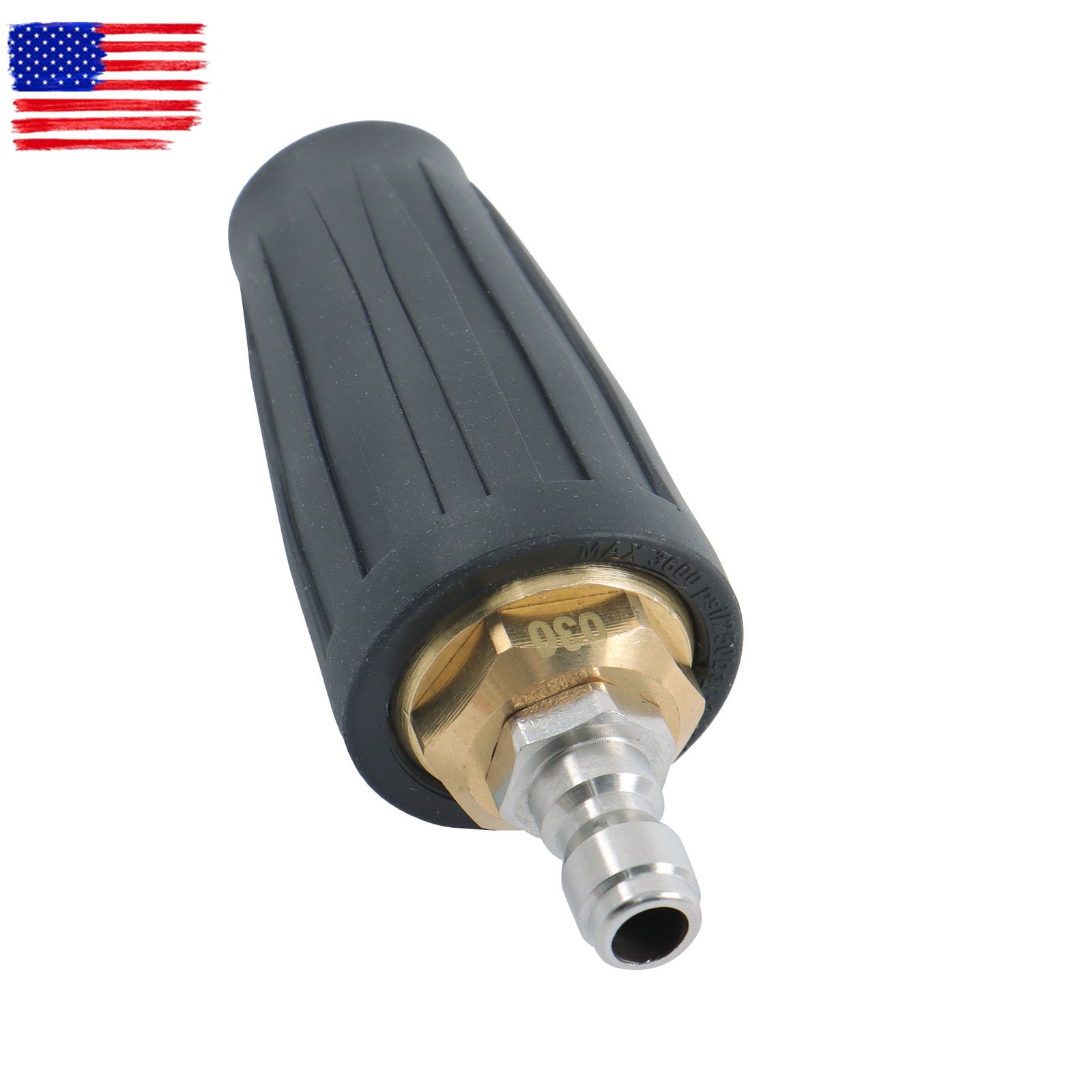 Rotating High Pressure Turbine Nozzle Set with 5 Spray Nozzles 1/4 inch 3600 PSI