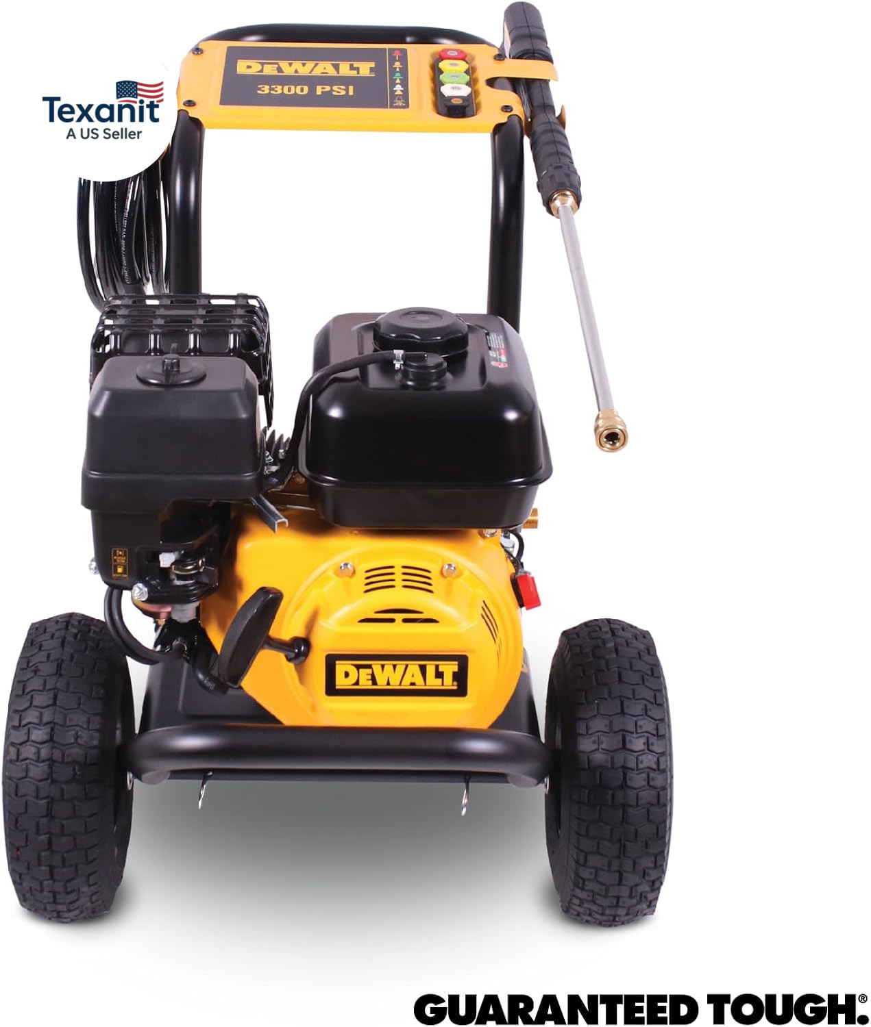 3300 PSI Gas Pressure Washer, 5 Nozzles, Spray Gun, Wand, 25-Ft. Hose, DXPW3300-