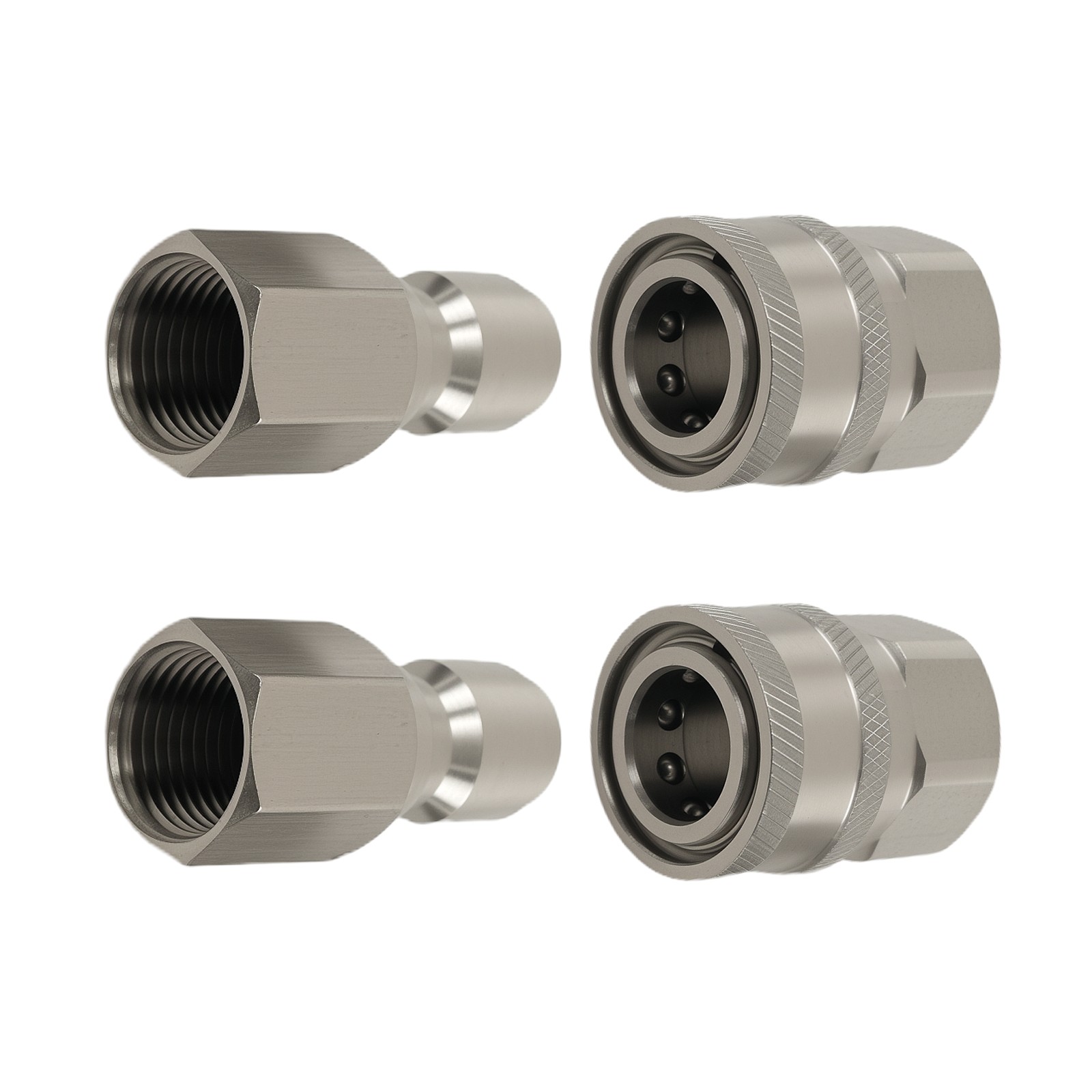 3/8″ NPT Pressure Washer Fitting Quick Connect Adapter Socket Stainless 5000PSI
