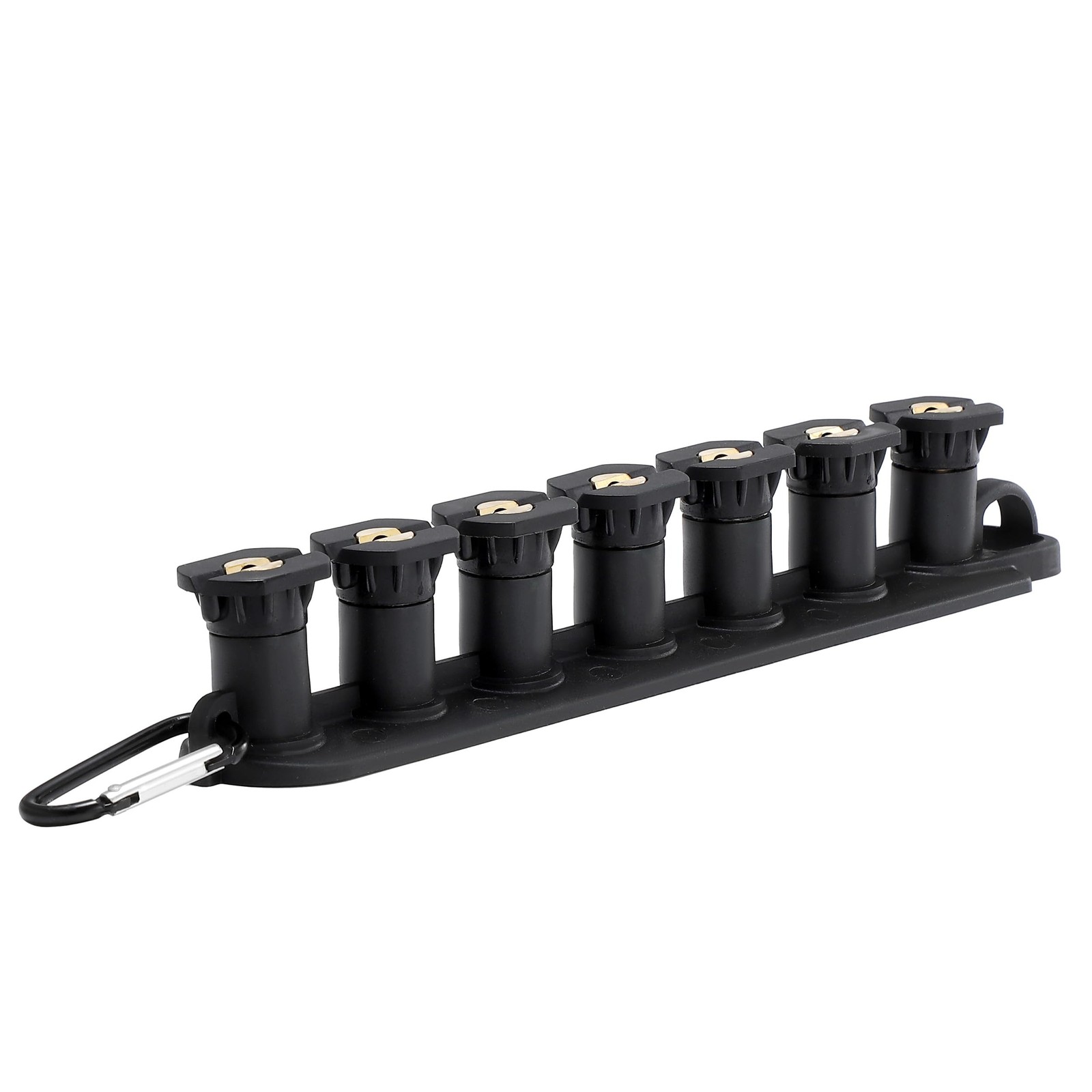 Pressure Washer Tips, 65 Degree Black Power Washer Soap Nozzles 7 Pack with N…