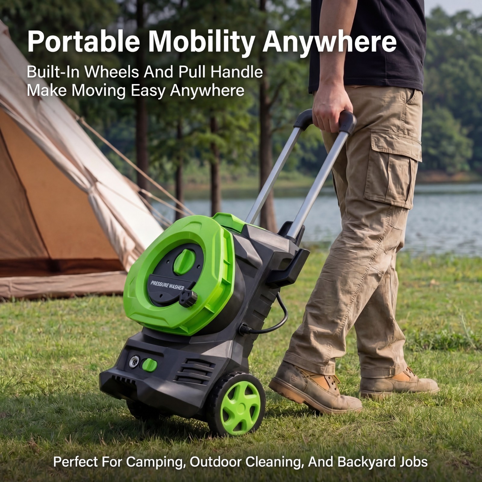 Electric Pressure Washer Power Washer – 4800 PSI 3.2 GPM Wash Machine Electric