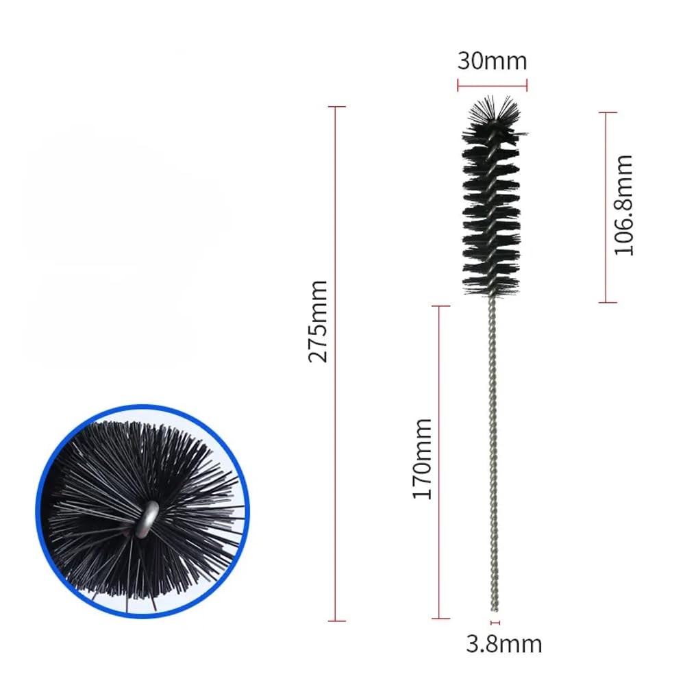 YehVeh 3 Pack Carbon Dirt Cleaning Brush Carburetor Cleaner Car Engine Black