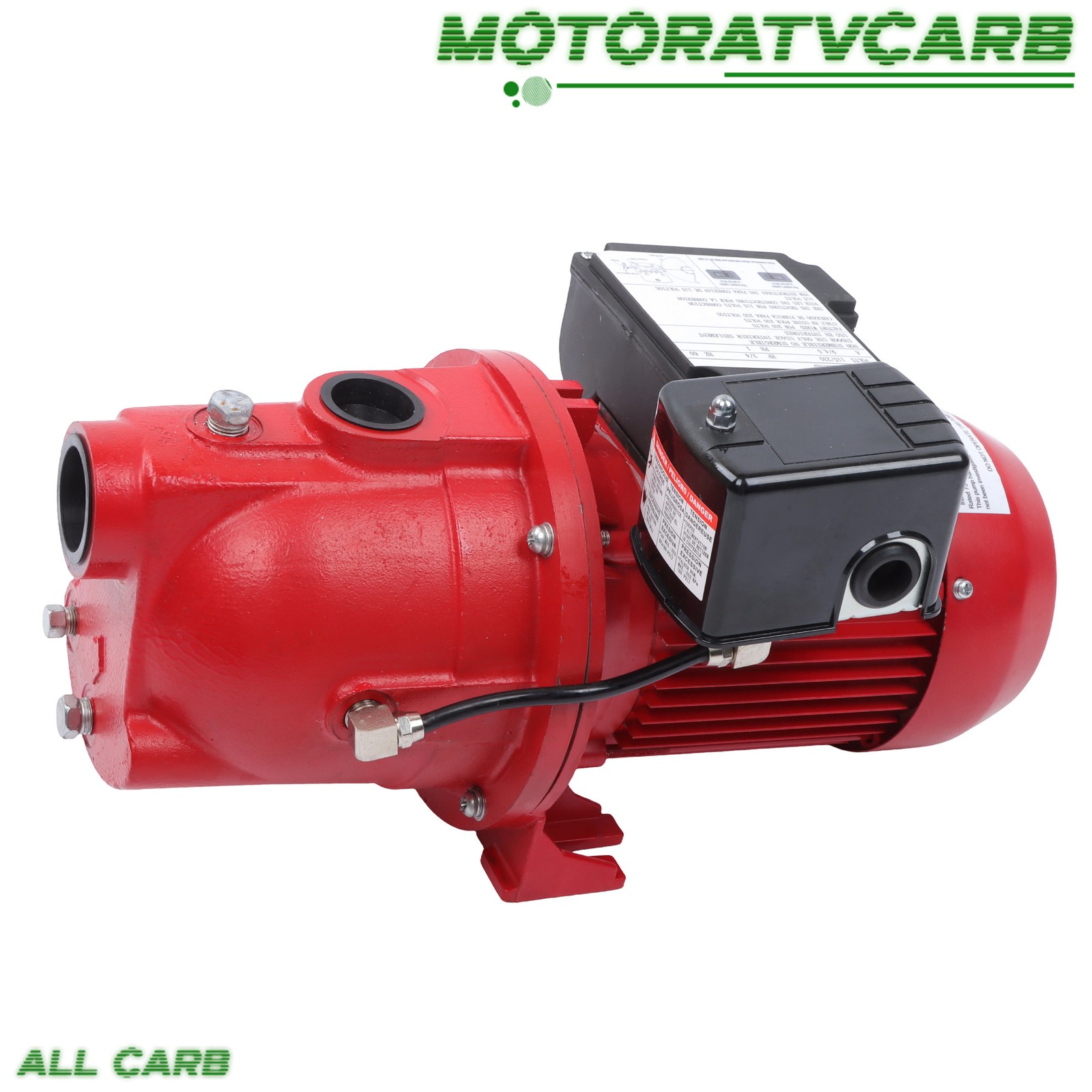 ALL-CARB 97080701 3/4 HP, 13 GPM Dual 115/230v Cast Iron Shallow Well Jet Pump
