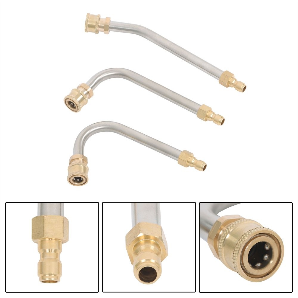 9-Piece High-Pressure Water Gun Extension Rod Set – 4000 PSI 1/4’’ Quick Connect