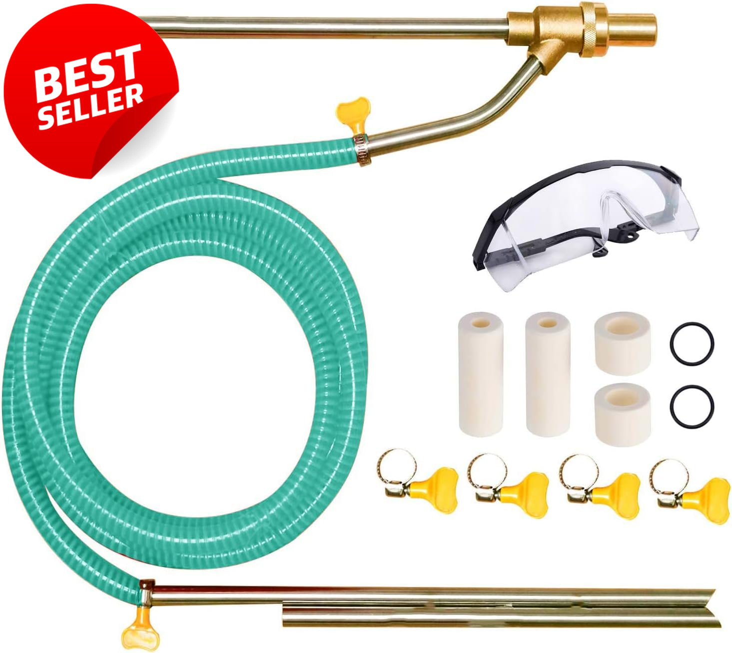 Pressure Washer Sandblasting Kit Wet Abrasive Sandblaster 5000 PSI US
