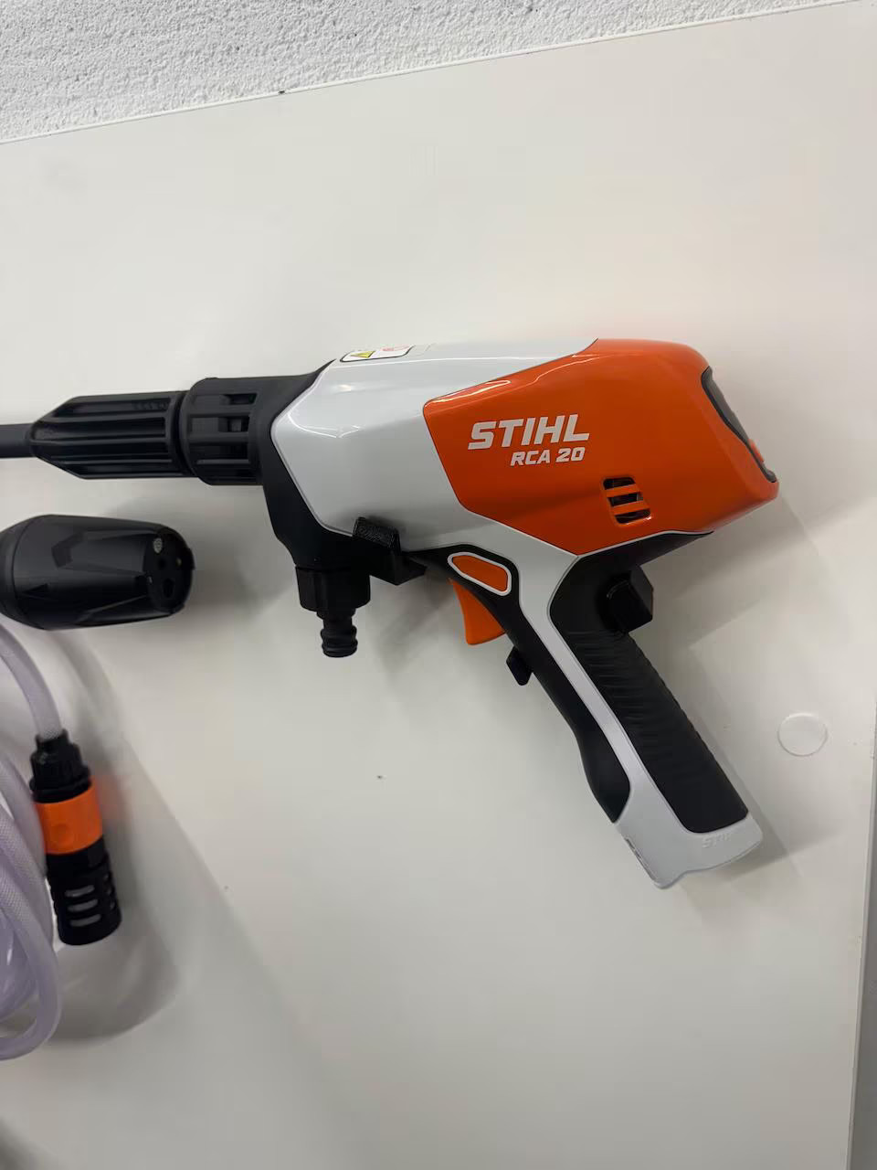 3D Printed STIHL RCA20 Pressure Washer Wall Mount with Hose Holder