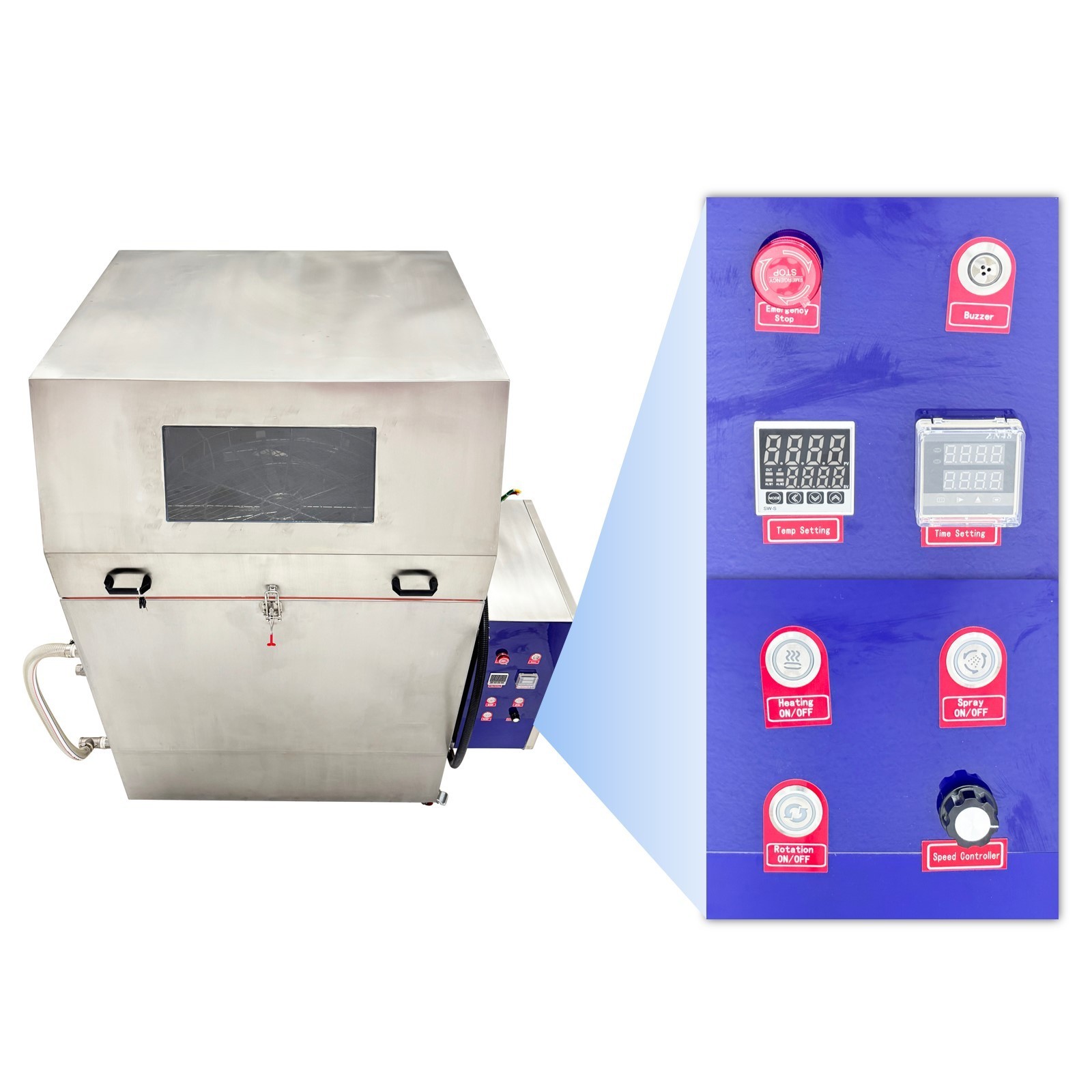 Hardware Degreasing Decontamination High-pressure Rotary Cleaning Machine 220V