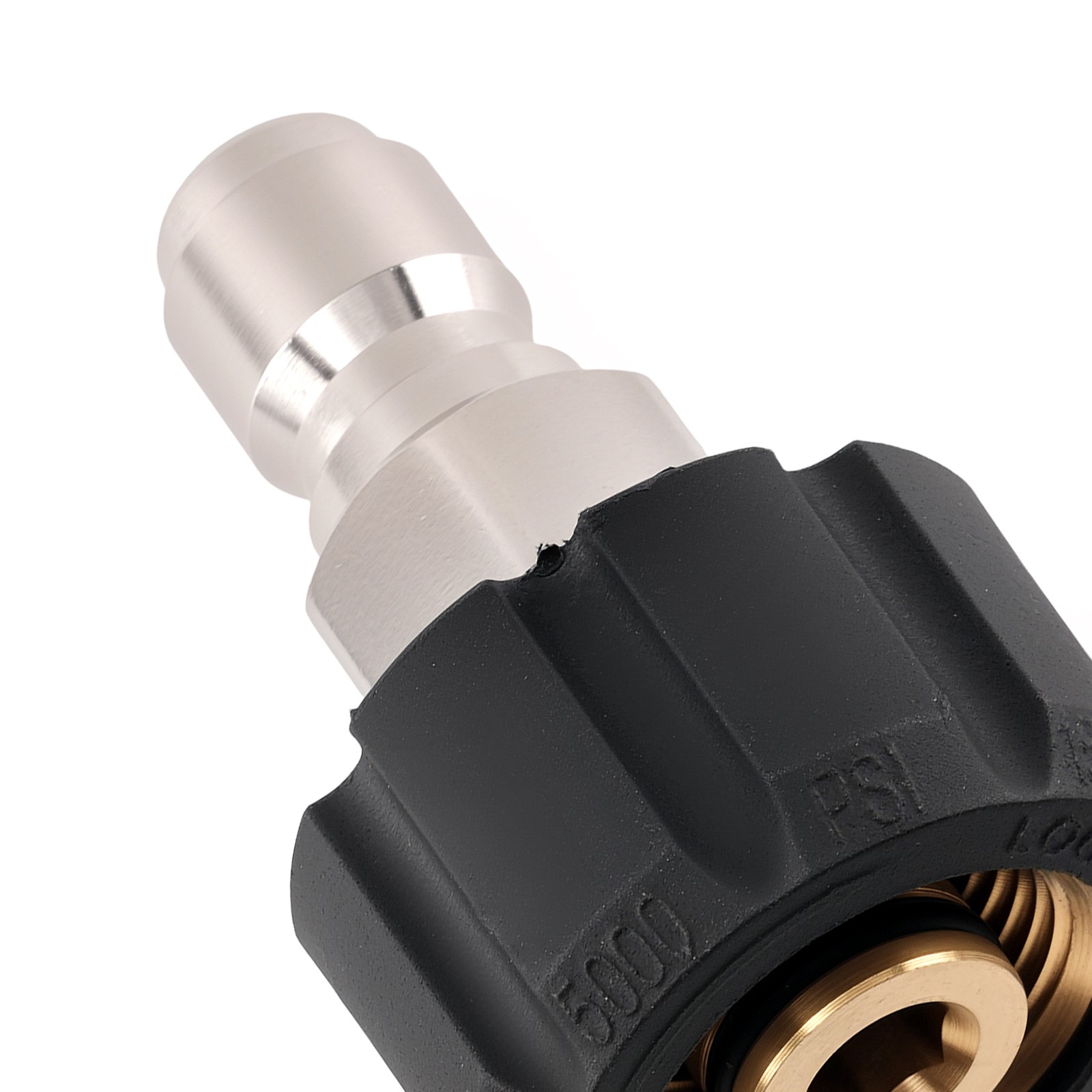 Pressure Washer Adapter M22 14mm Swivel to 3/8” Quick Connect 5000PSI Brass