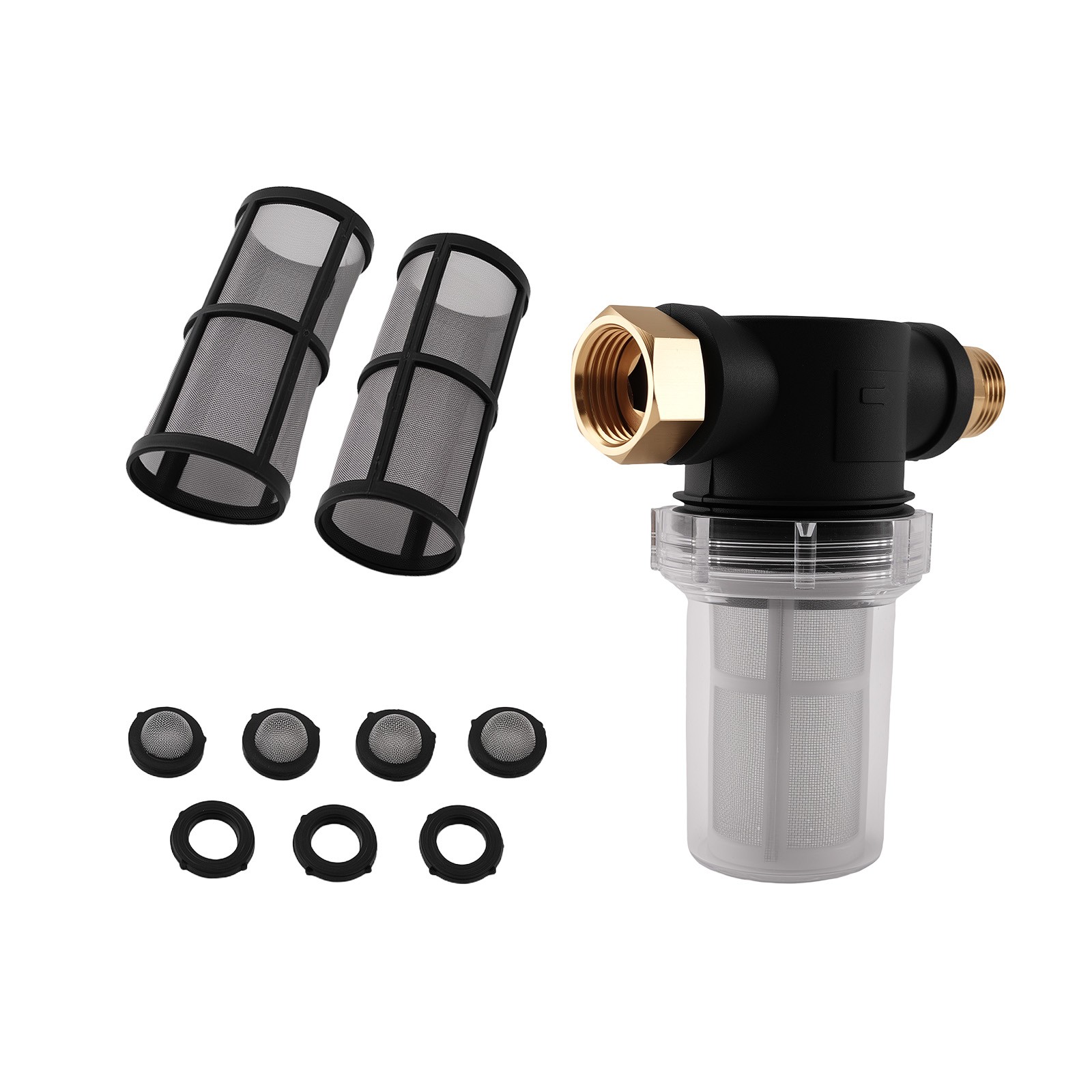 3/4″ Inlet Screen Water Filter for Pressure Washer Inline Hose 100 Mesh Brass