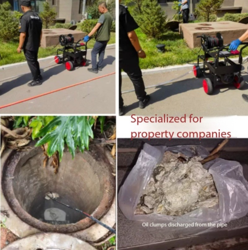 High-Pressure Pipe Cleaning: Gasoline and Diesel-Powered Drain Cleaning Machines