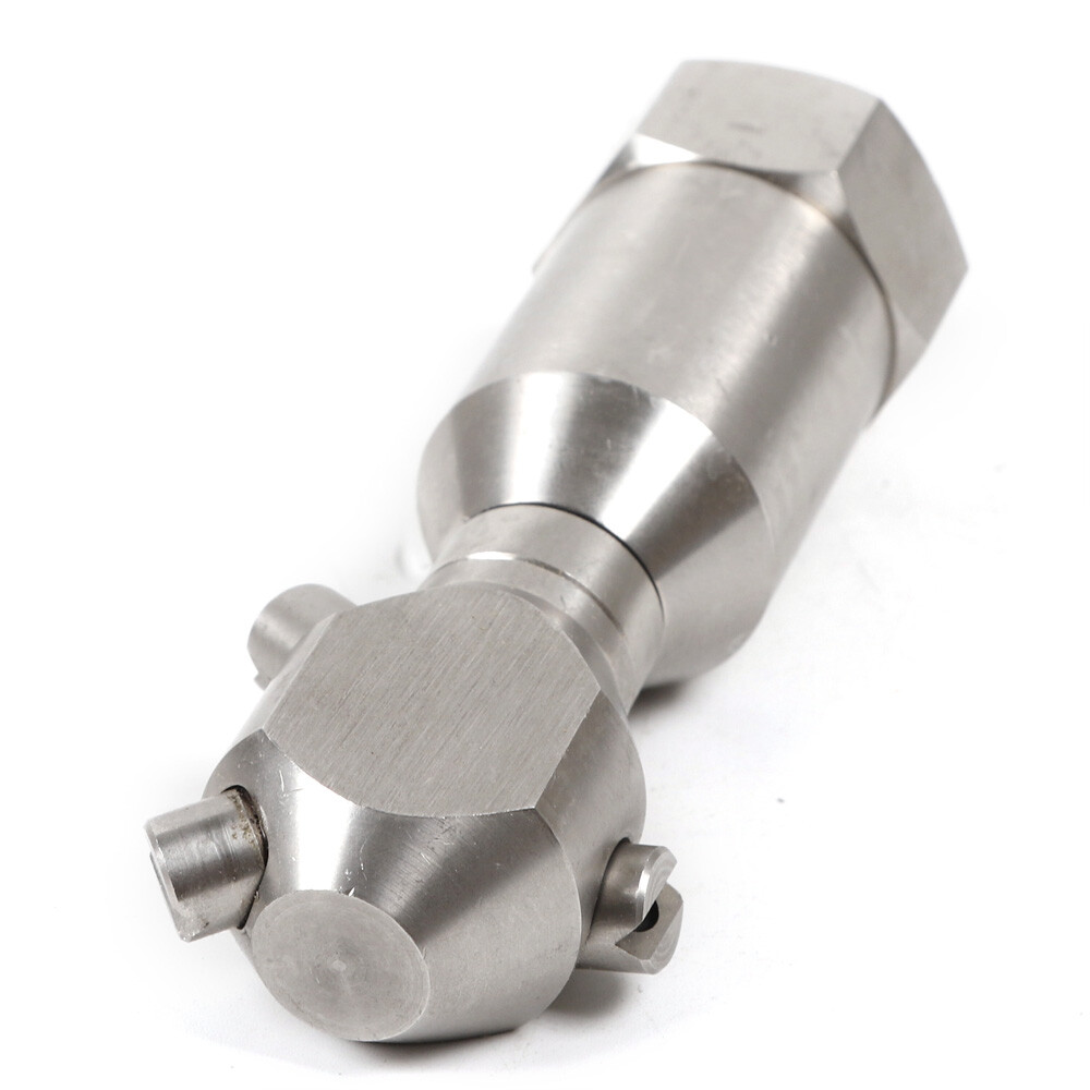 1/2-inch 360 Spinning Jetting Nozzle Drain Sewer Cleaning Jetter Head Stainless