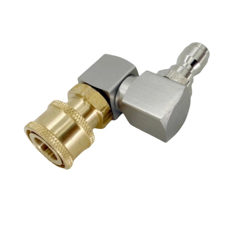 Anti Leak Stainless Steel 1/4 Inch Quick Connect Swivel For Car Wash Water Guns