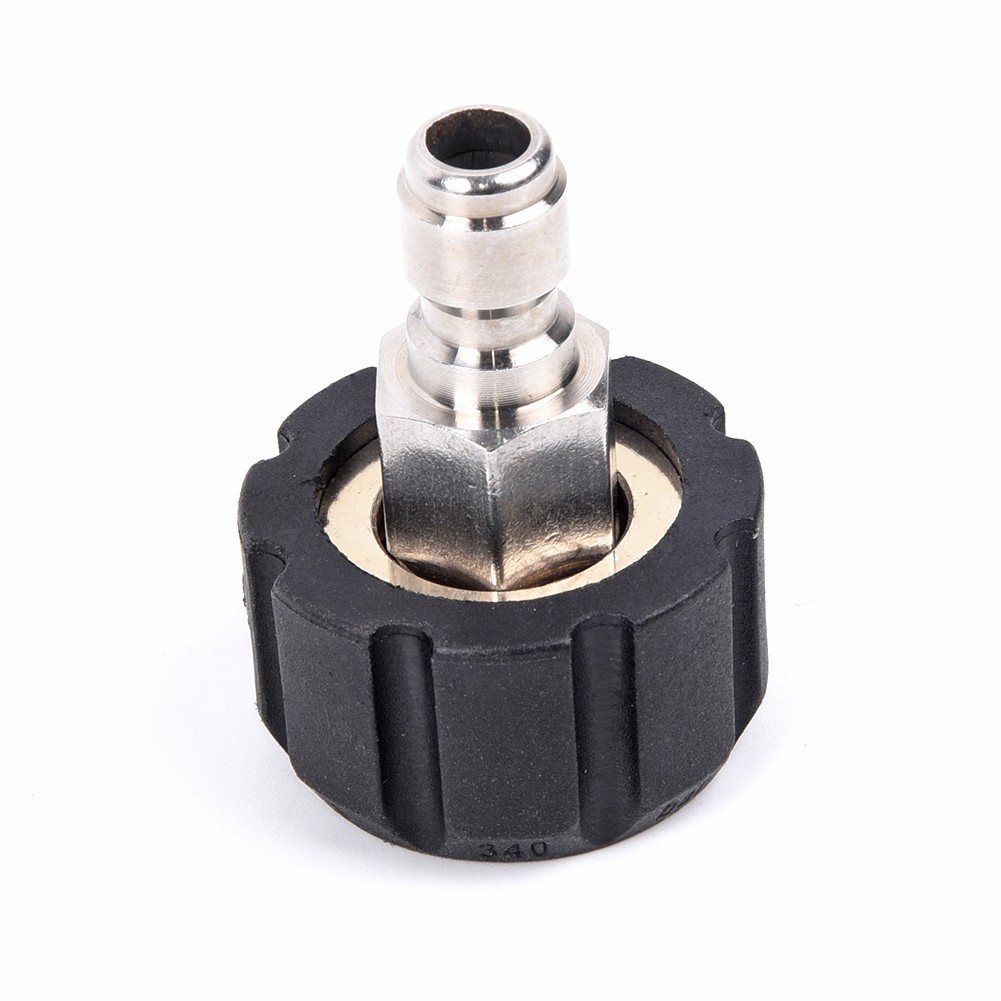 Pressure Washer Quick Connect M22/14 To 1/4 Male Pipe Accessory