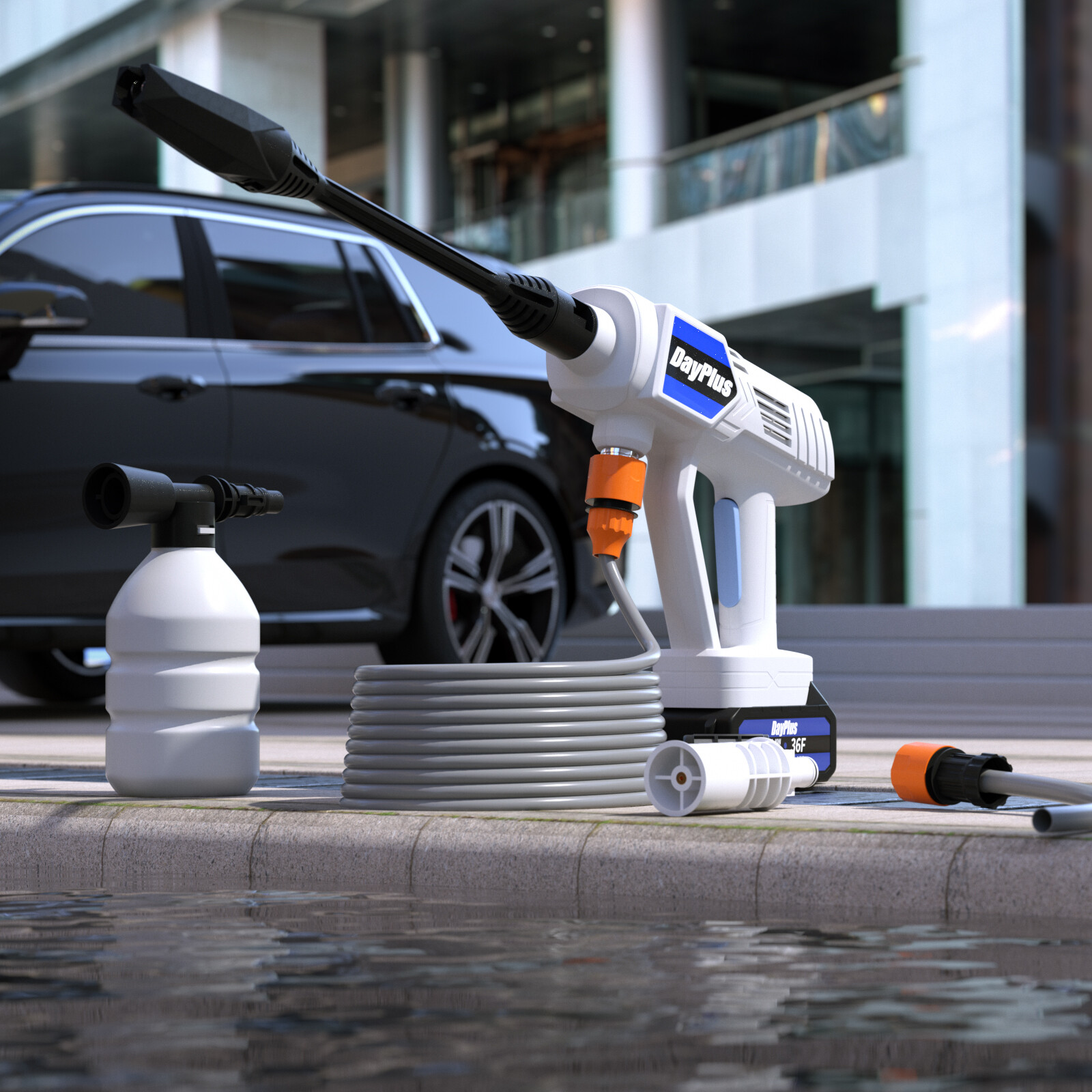 Powerful Car High Pressure Washer Jet Water Wash Gun For Makita 18V Battery