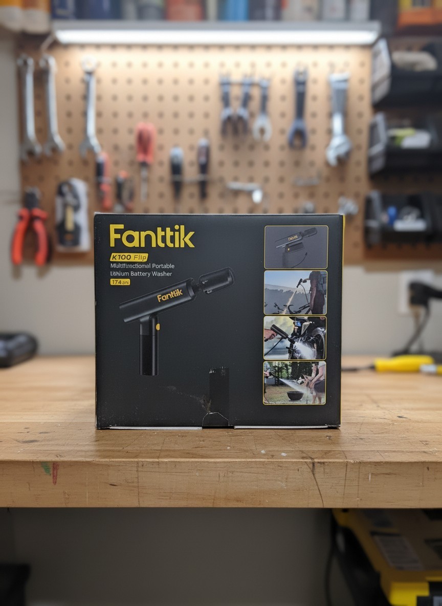 Fanttik K100 Flip Cordless Pressure Washer 174PSI Portable Foldable