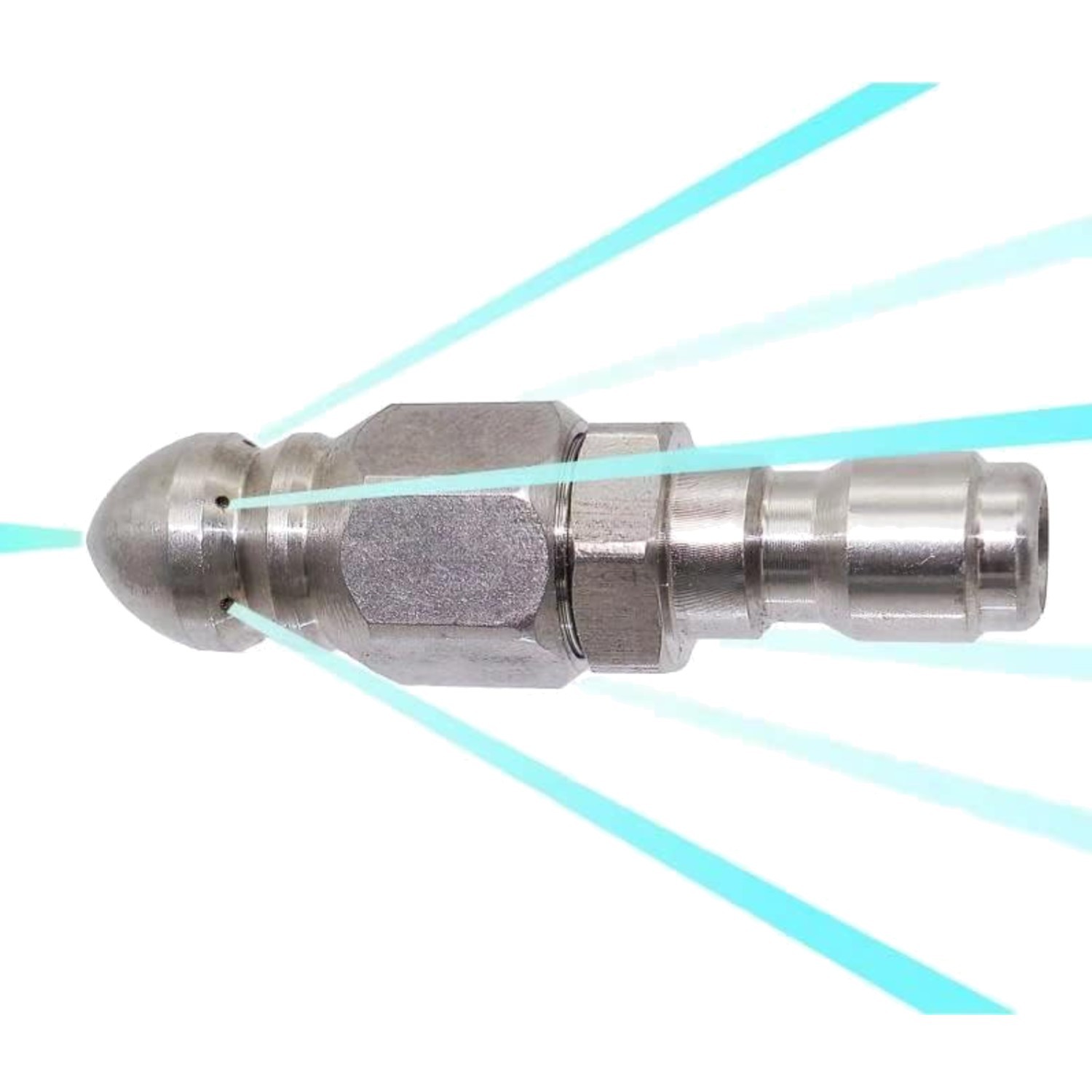 Pressure Washer Nozzle 1/4” Connector Stainless Steel 5000 PSI
