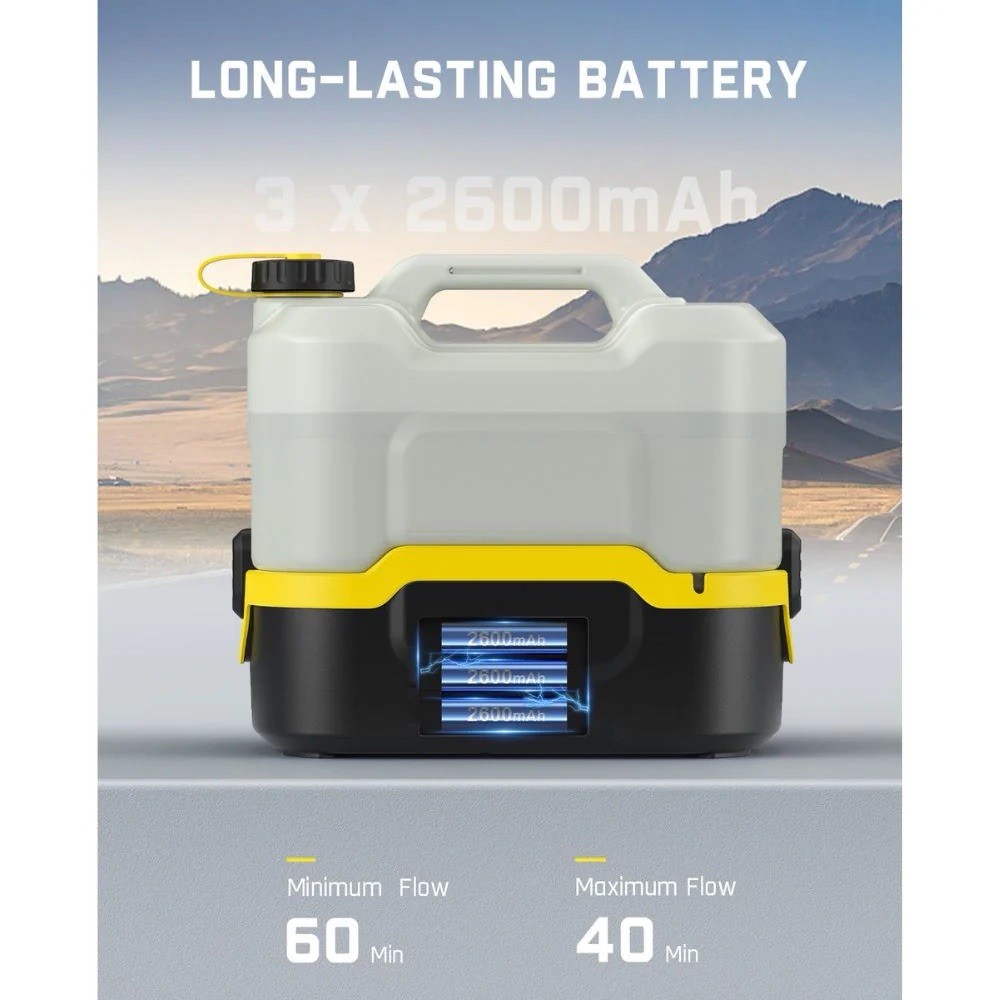 Fanttik NB8 Nano Portable Spray Pressure Washer 8L Tank IPX5 Waterproof USB-C