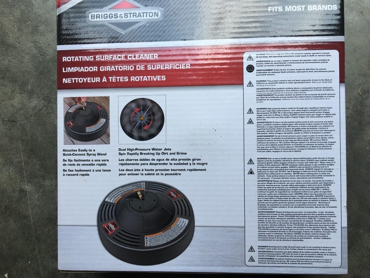 Briggs & Stratton 14″ Rotating Pressure Washer Surface Cleaner