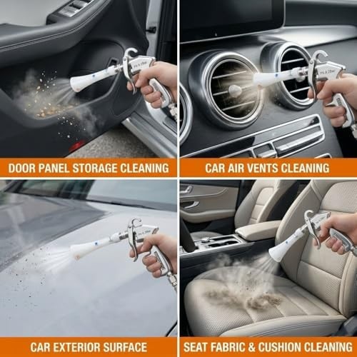Tornado Detailing Car Cleaning Gun with Metal Nozzle | Interior Drying Air Gun |