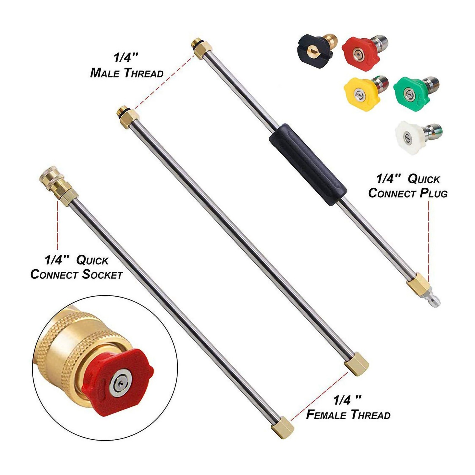 Gutter Cleaning Tool Pressure Washer – Extension , Roof Cleaner Lance1625