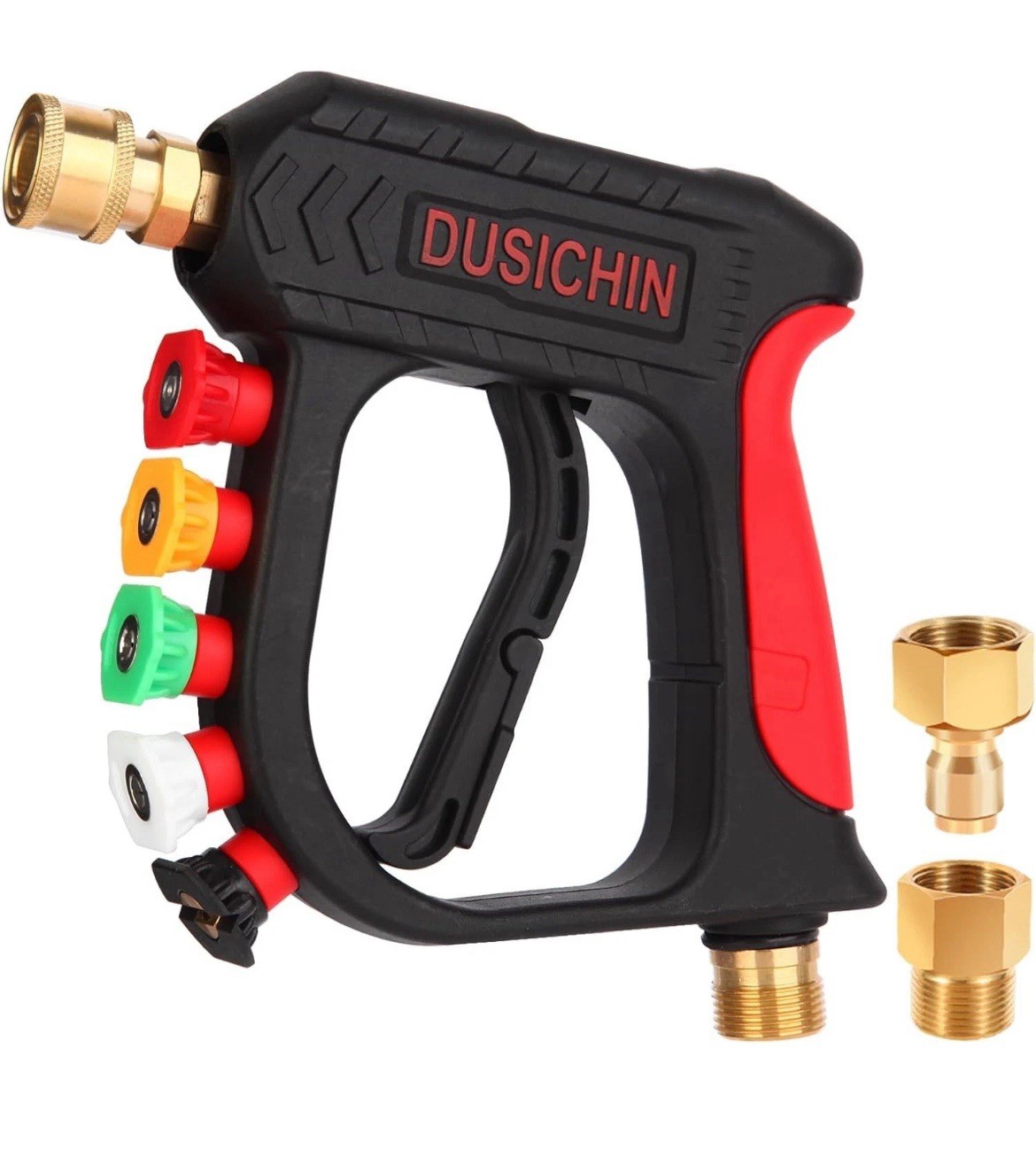 Pressure Washer Gun High Power Spray Foam Cannon Nozzle Tips 3000 PSI