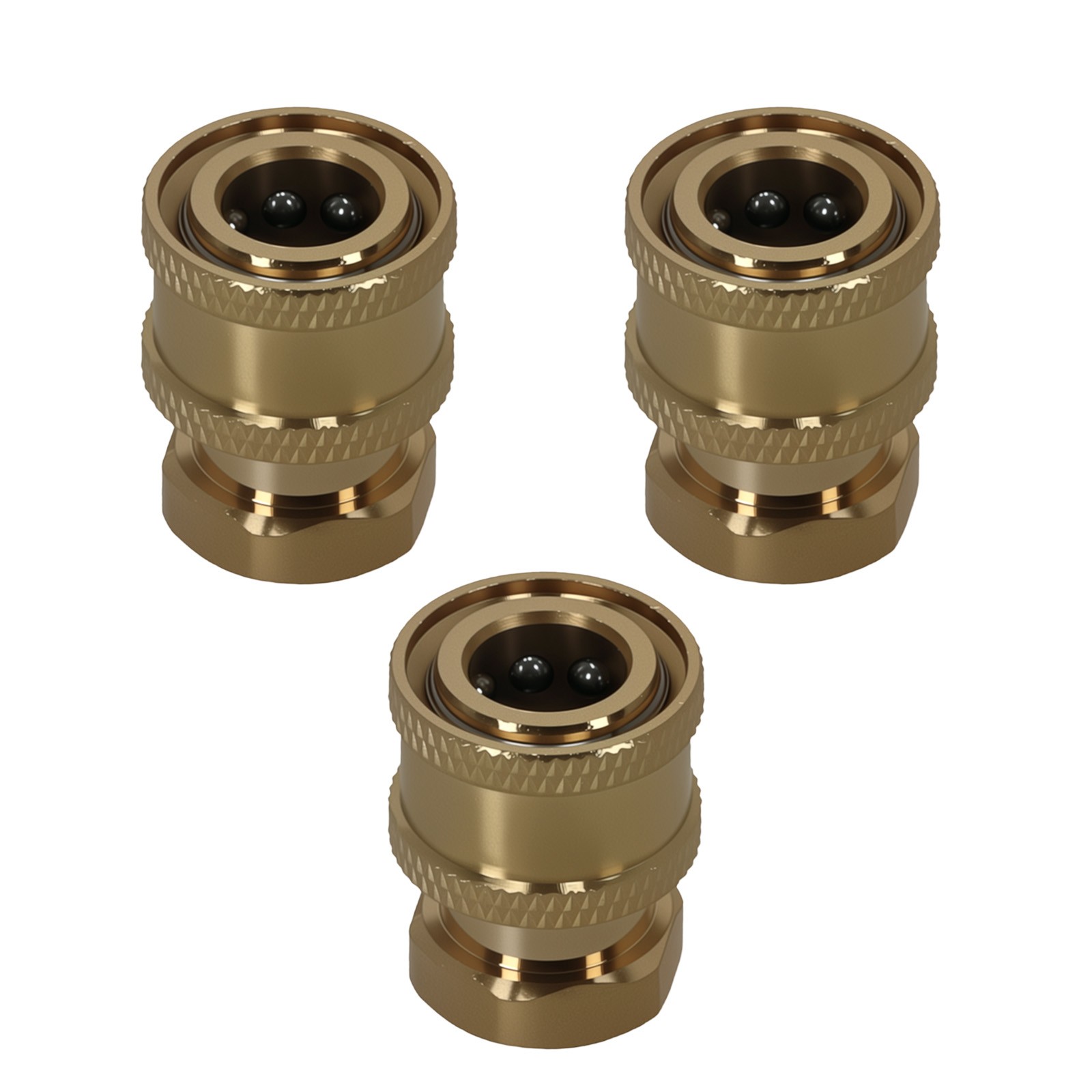4* Brass Pressure Washer Coupler 1/4″ Quick Connect Socket to 1/4″ Female NPT