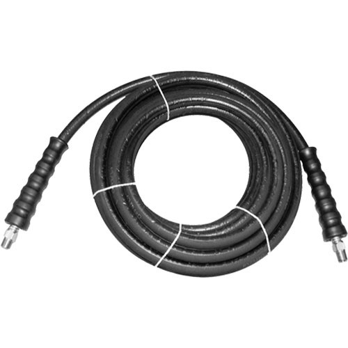 AR Annovi Reverberi 3/8″ x 100ft 4000PSI Rubber Pressure Washer Hose Black QC