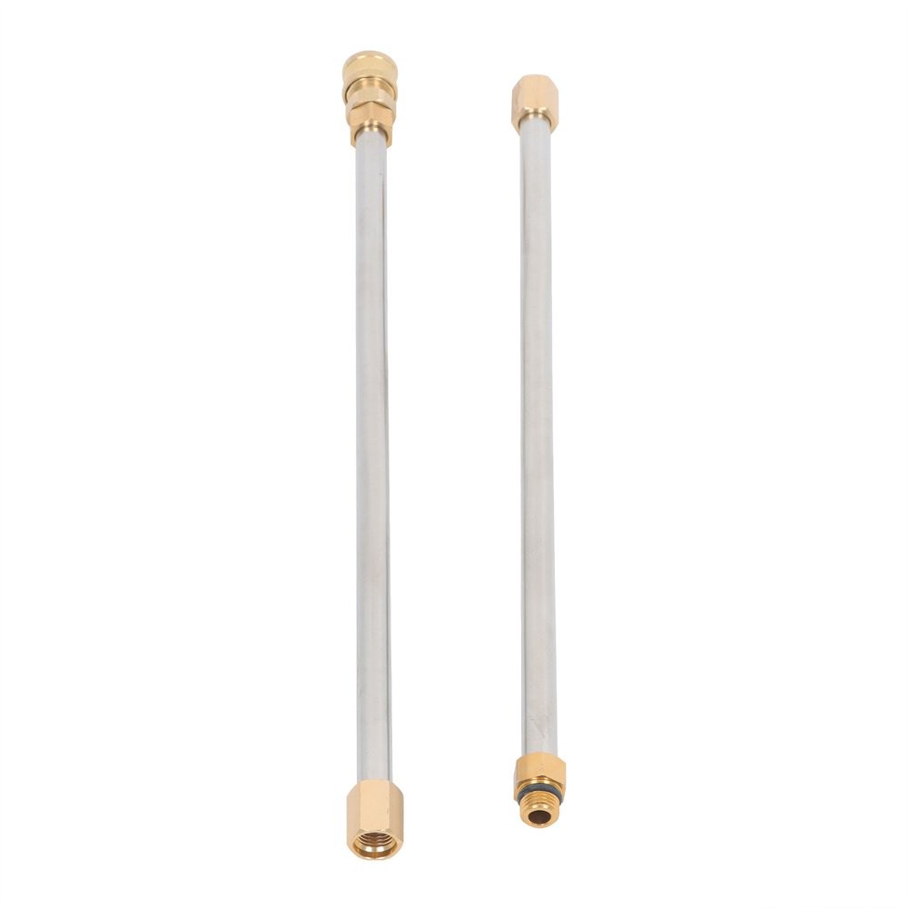 9-Piece Set Of 4000 PSI High Pressure Water Gun Extension Rod 1/4’’Quick Connect